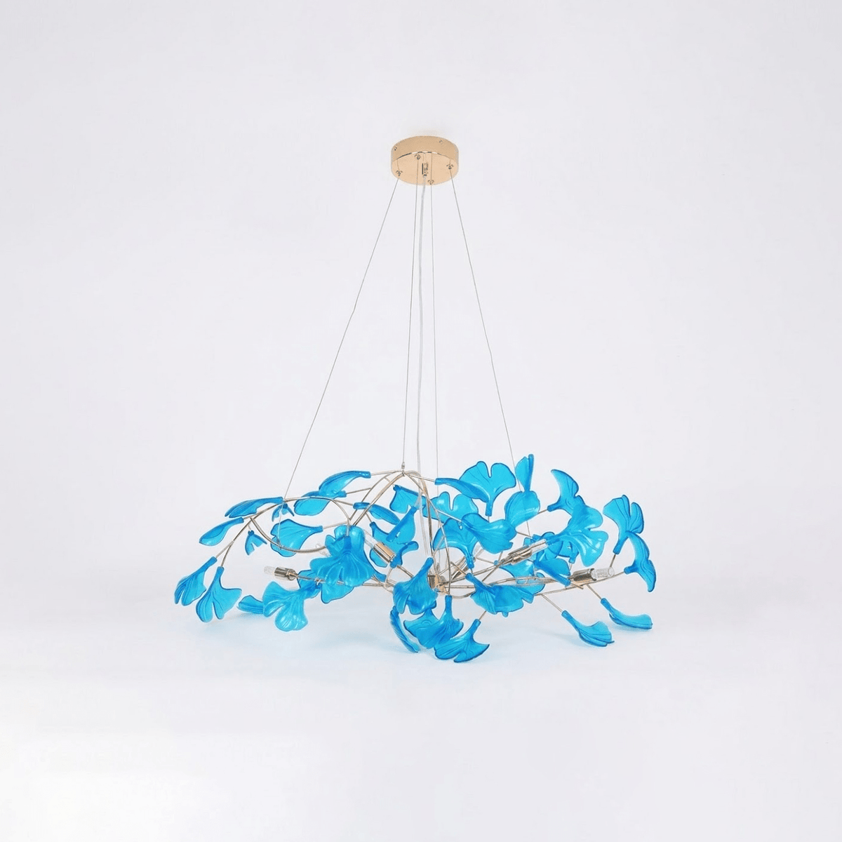 Ginkgo Canopy Chandelier Leaf Linear Pendant Light