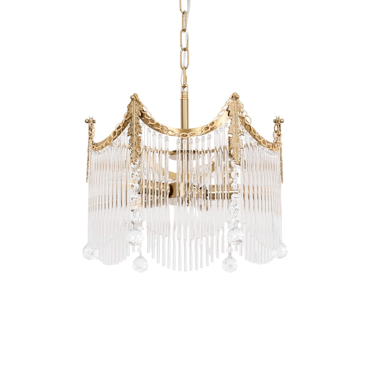 Cascading Crystal Chandelier Tiered Staircase Pendant