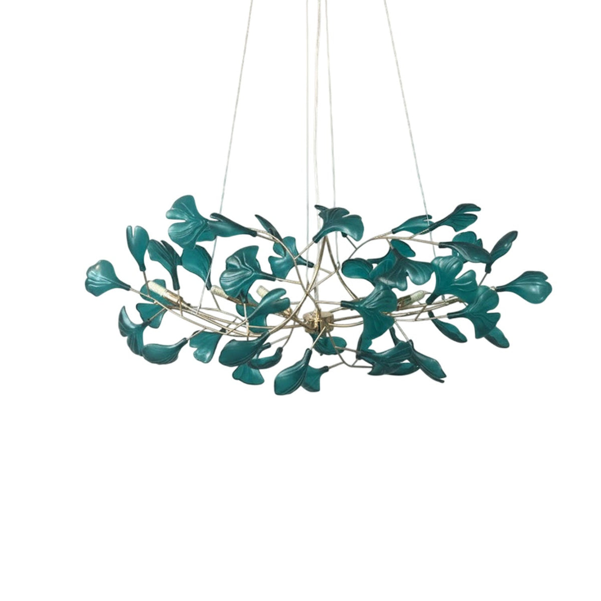 Ginkgo Canopy Chandelier Leaf Linear Pendant Light
