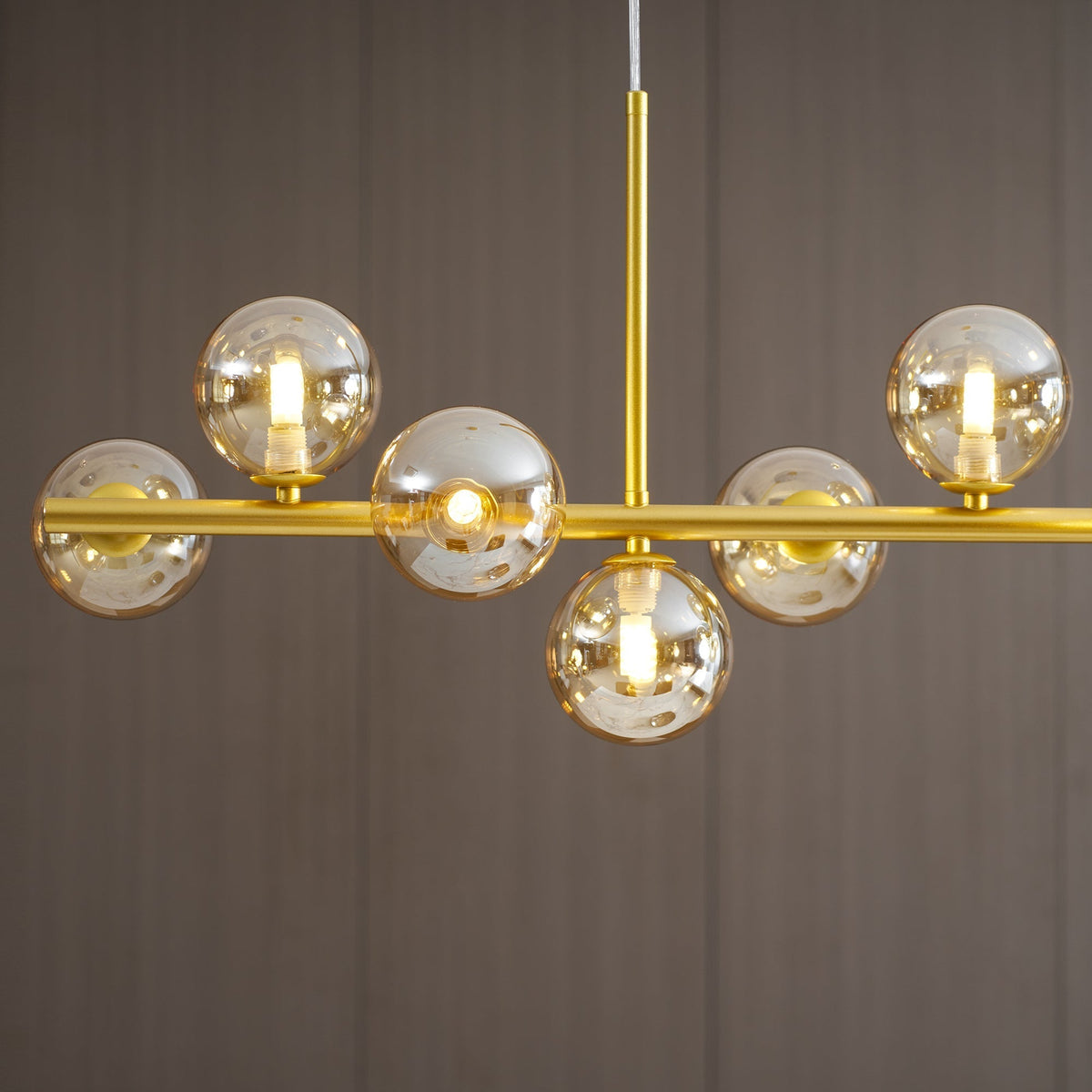 Horizon Globe Chandelier Linear Multi-Light Fixture