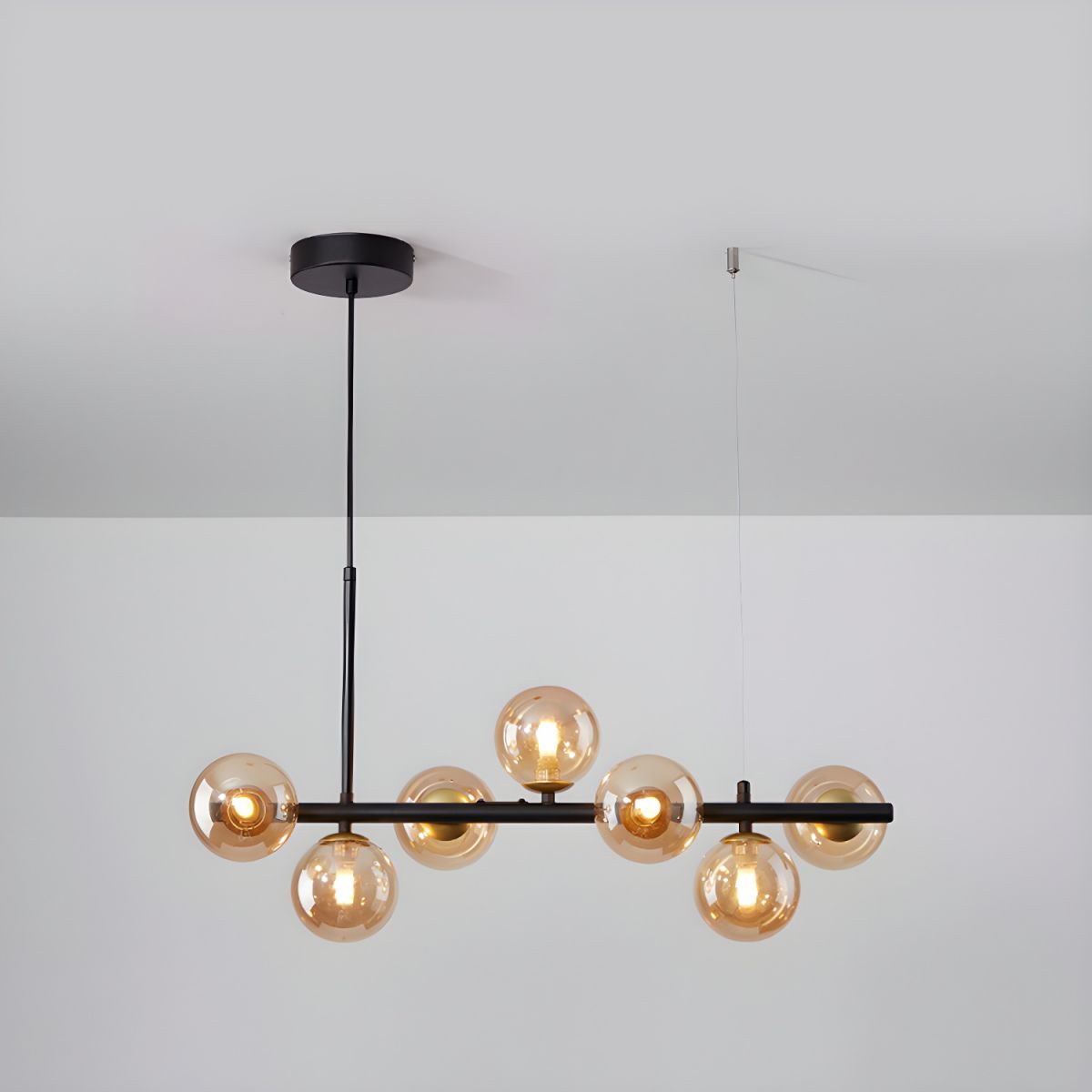 Horizon Globe Chandelier Linear Multi-Light Fixture