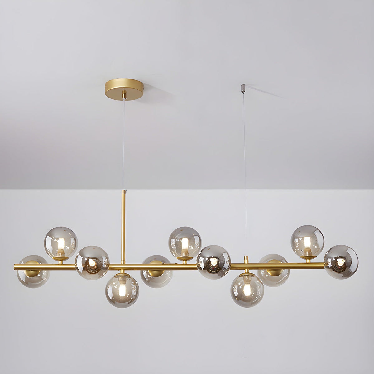 Horizon Globe Chandelier Linear Multi-Light Fixture