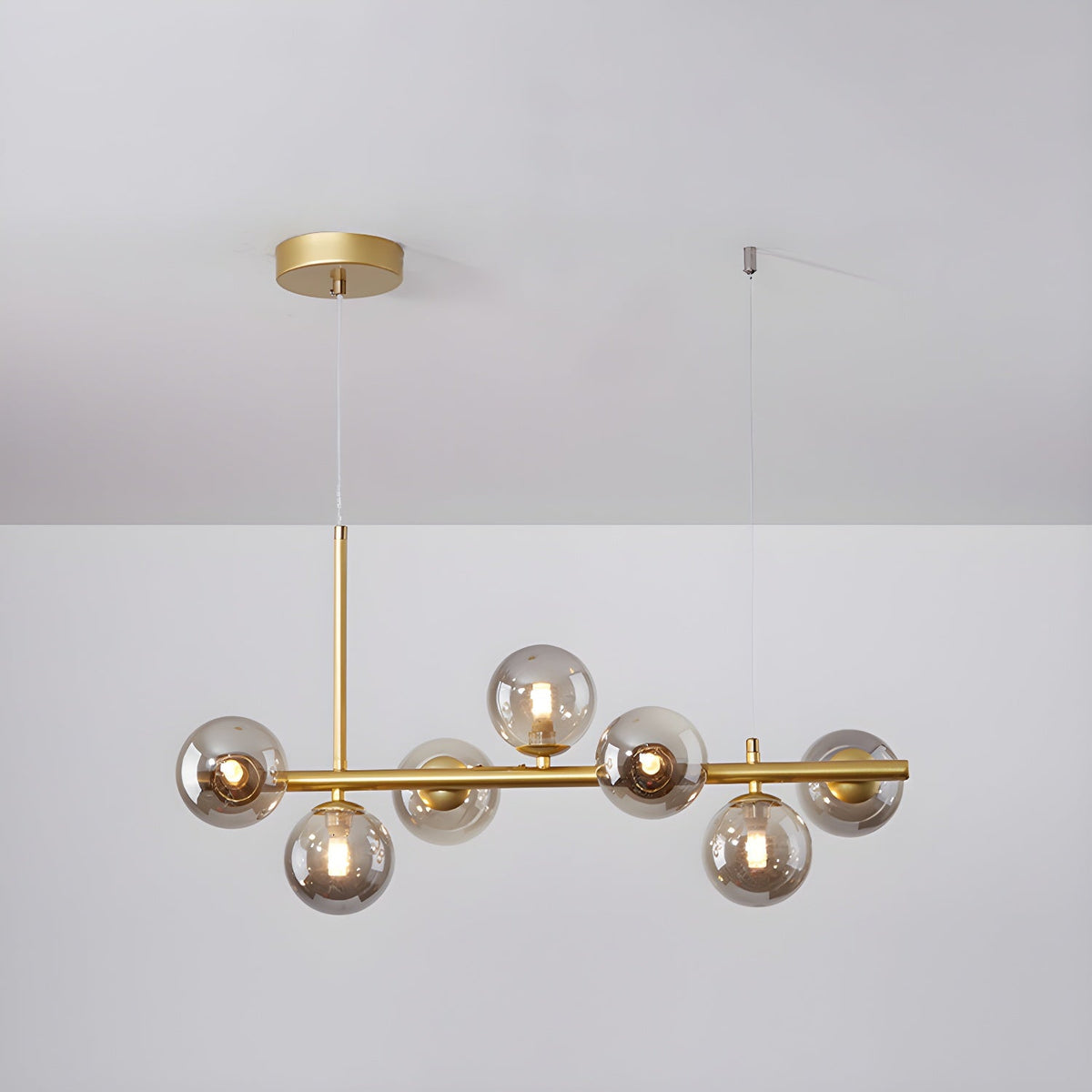Horizon Globe Chandelier Linear Multi-Light Fixture