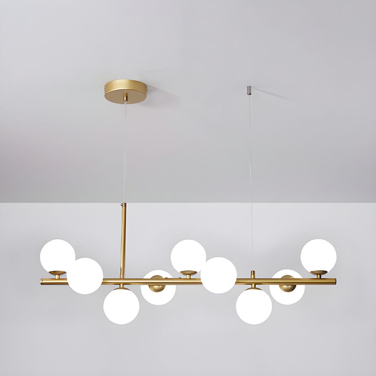 Horizon Globe Chandelier Linear Multi-Light Fixture