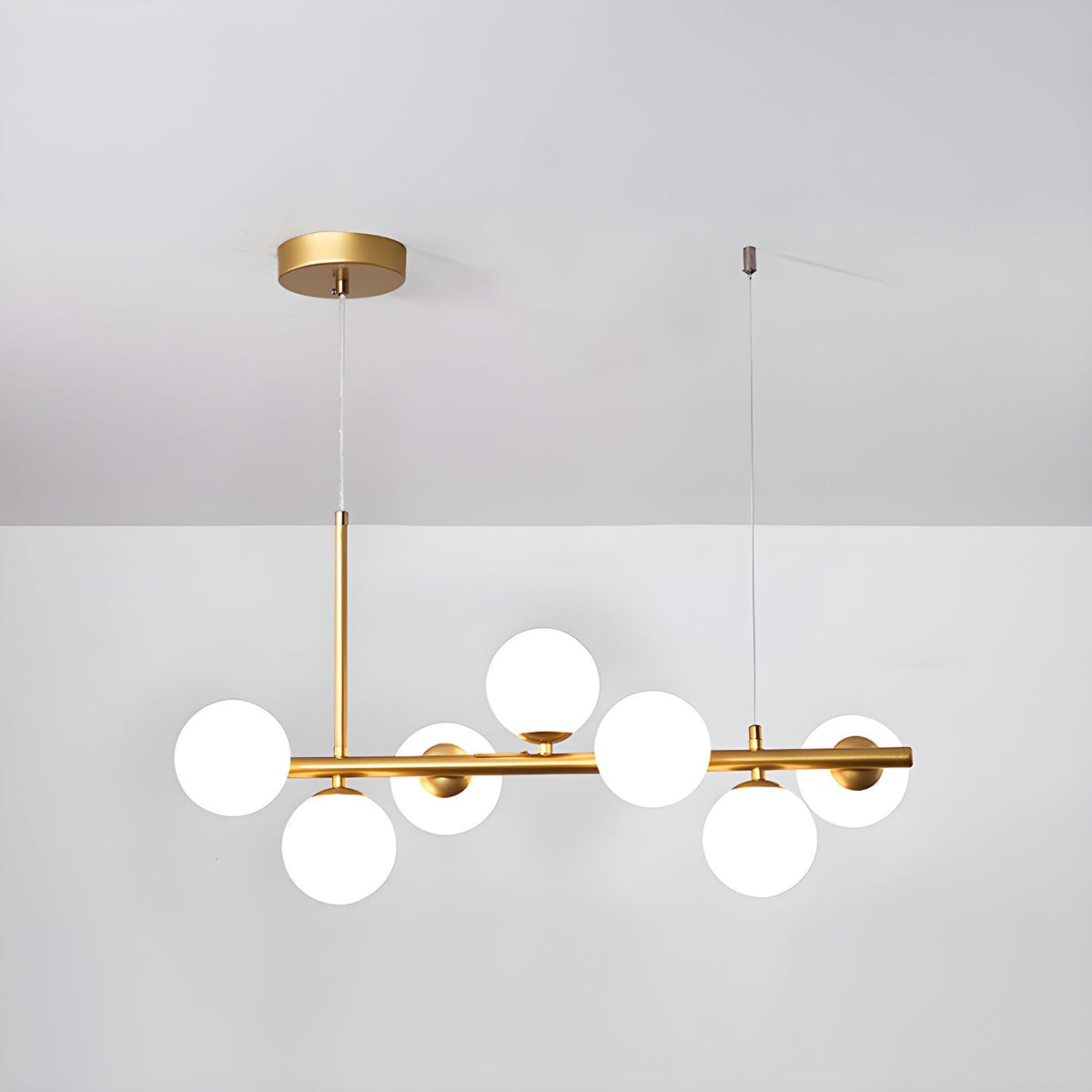 Horizon Globe Chandelier Linear Multi-Light Fixture