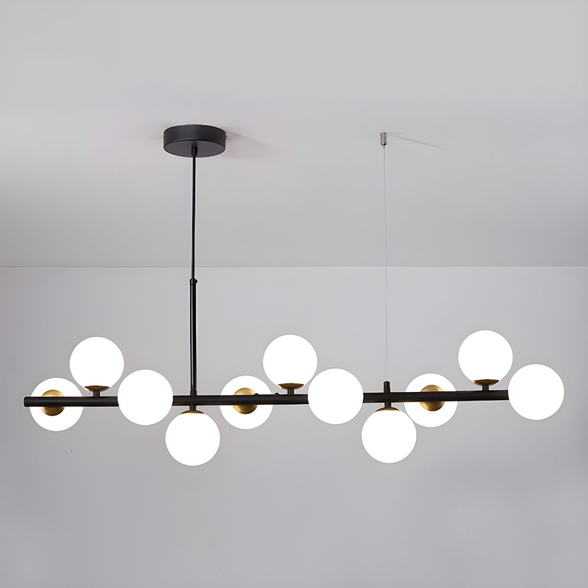 Horizon Globe Chandelier Linear Multi-Light Fixture