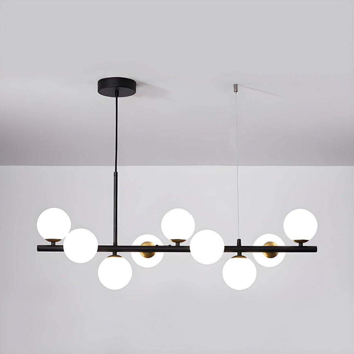Horizon Globe Chandelier Linear Multi-Light Fixture