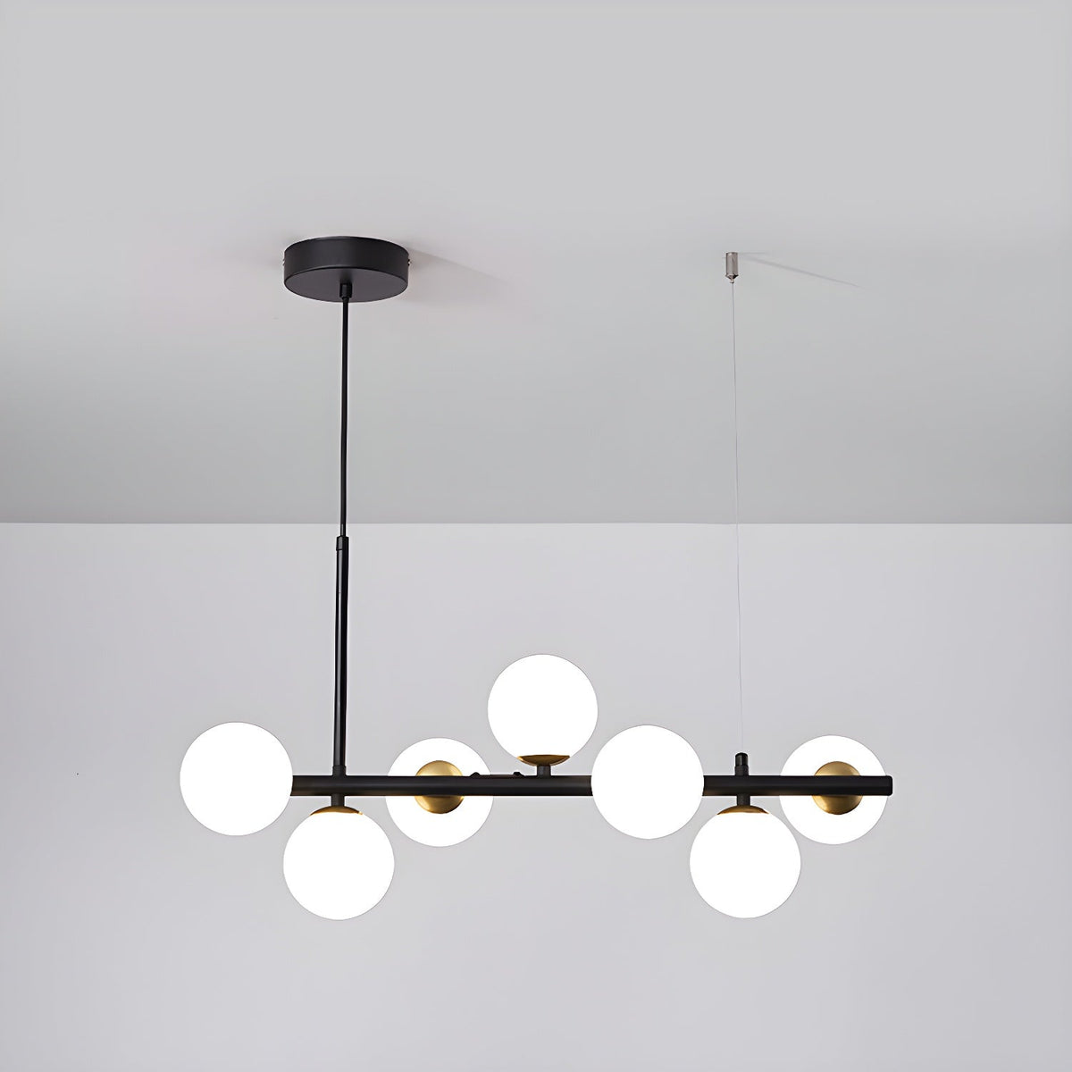 Horizon Globe Chandelier Linear Multi-Light Fixture