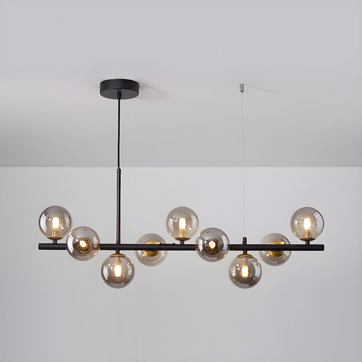 Horizon Globe Chandelier Linear Multi-Light Fixture