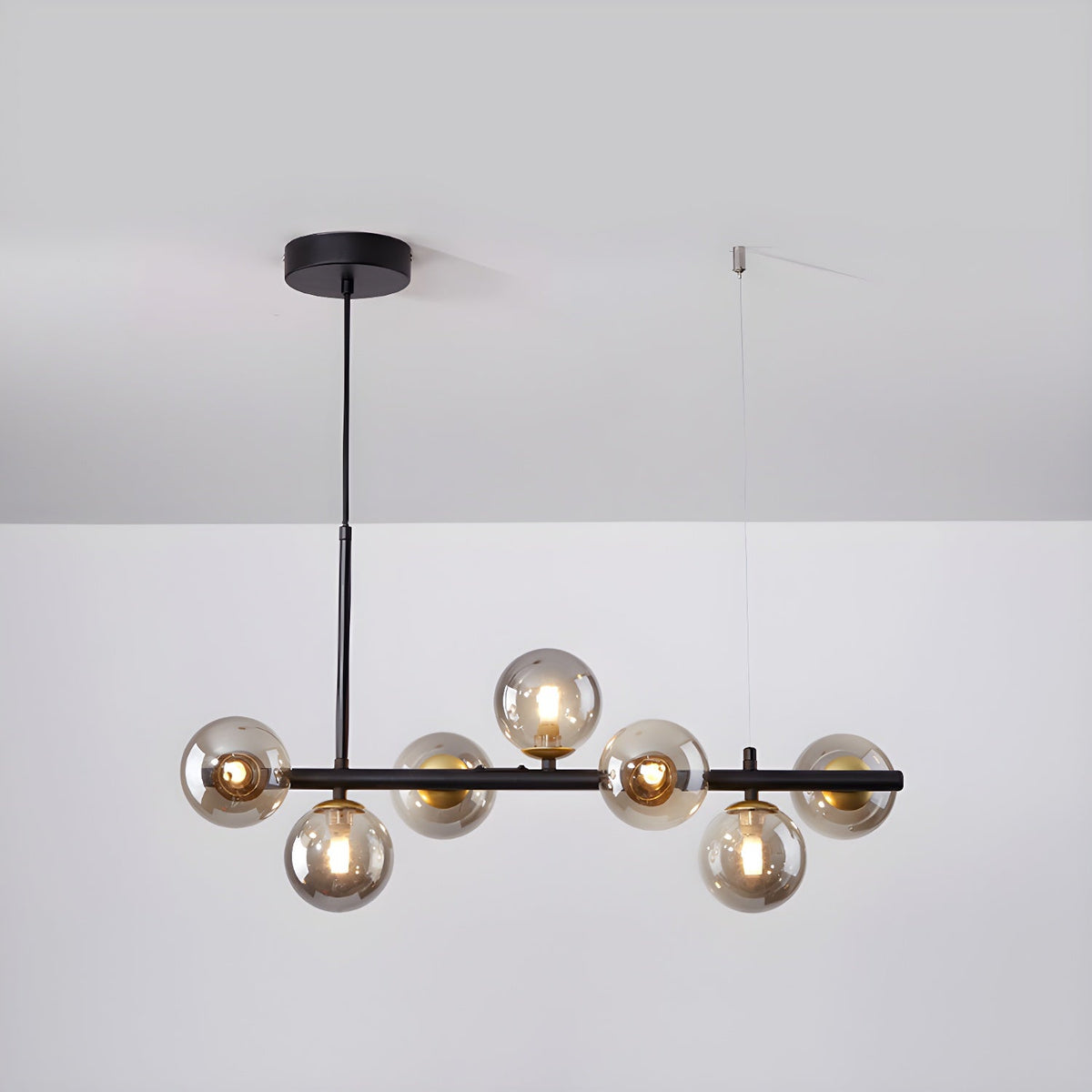 Horizon Globe Chandelier Linear Multi-Light Fixture