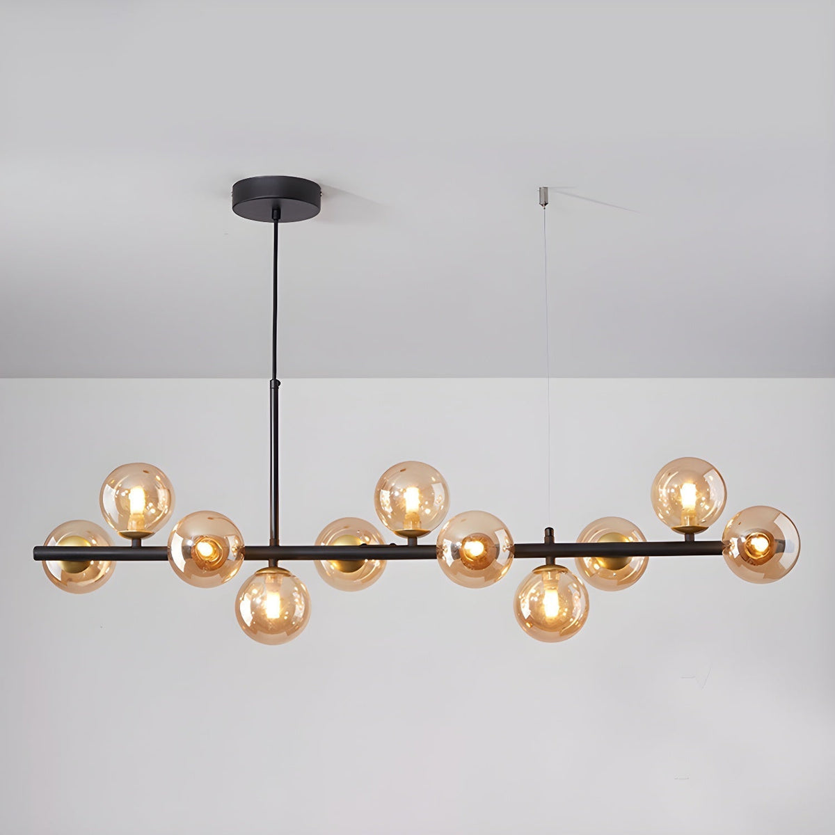 Horizon Globe Chandelier Linear Multi-Light Fixture