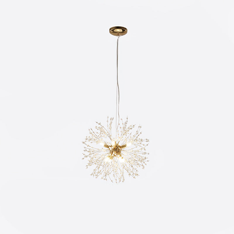Dandelion Crystal Chandelier Sputnik Ceiling Light