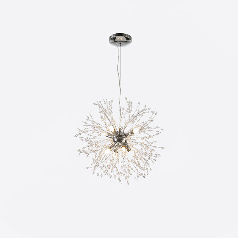 Dandelion Crystal Chandelier Sputnik Ceiling Light