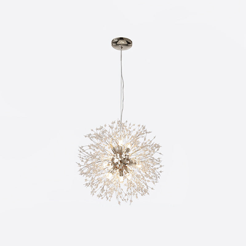 Dandelion Crystal Chandelier Sputnik Ceiling Light