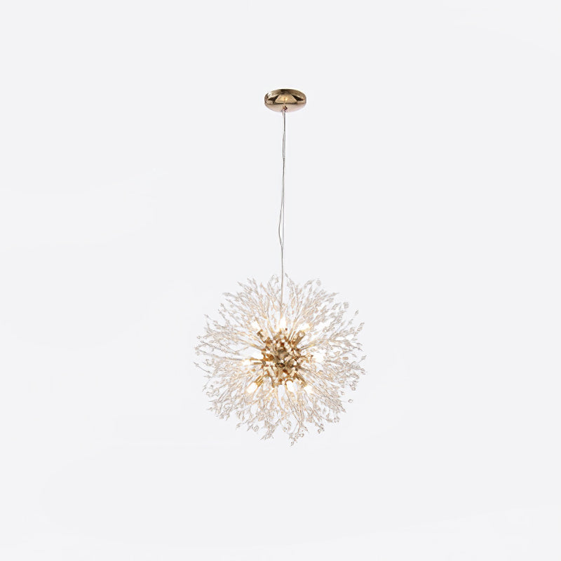 Dandelion Crystal Chandelier Sputnik Ceiling Light
