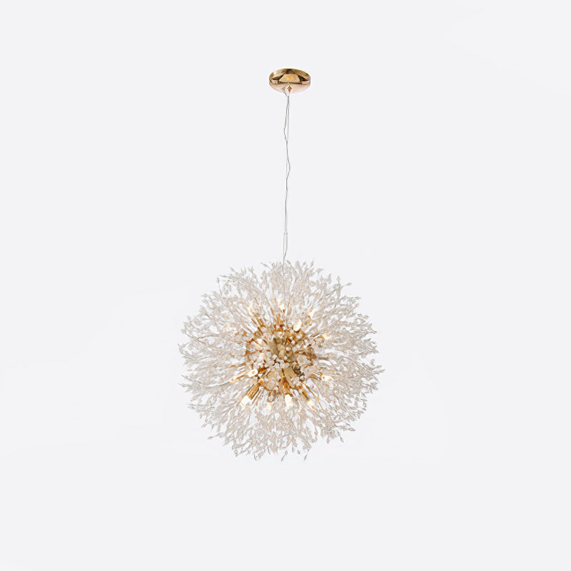 Dandelion Crystal Chandelier Sputnik Ceiling Light