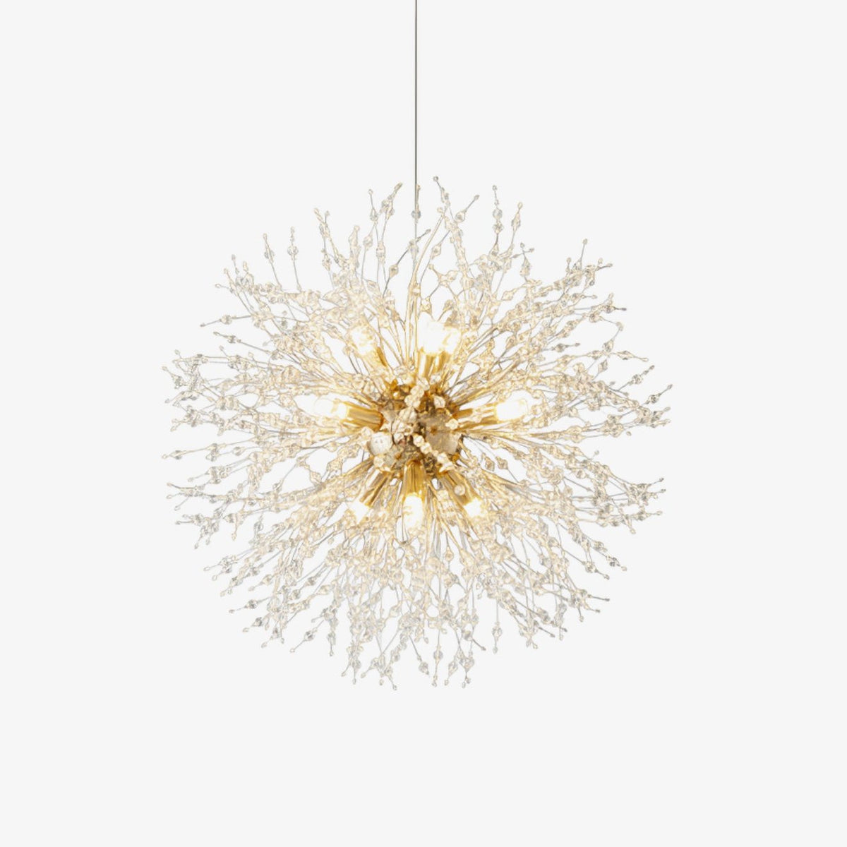 Dandelion Crystal Chandelier Sputnik Ceiling Light
