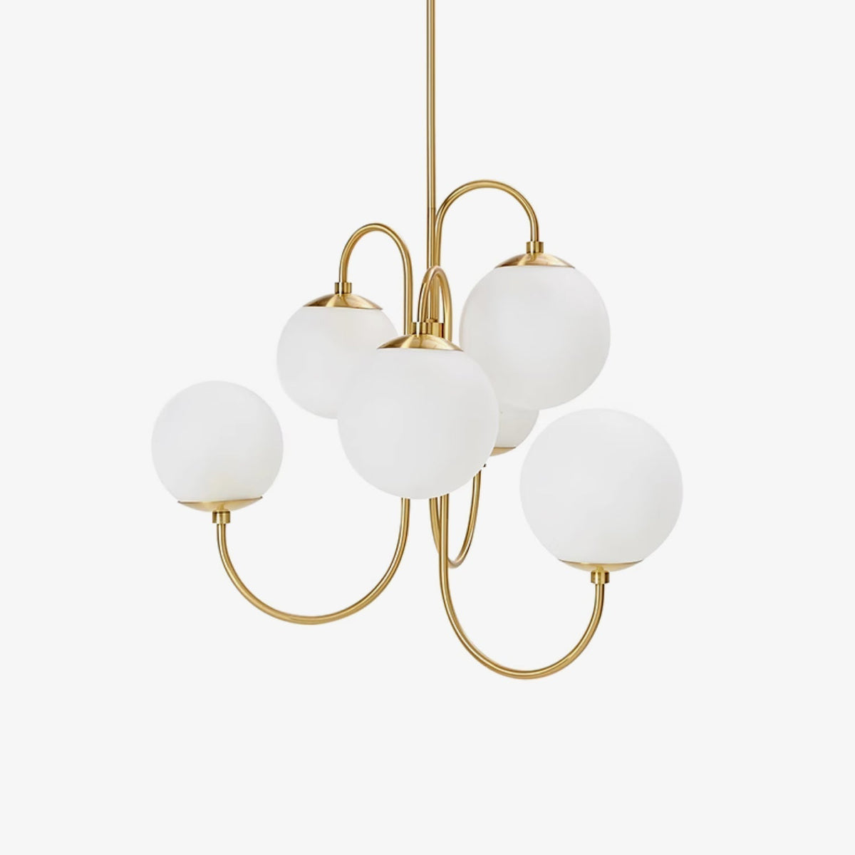 Halo Globe Chandelier Ring Frame Ceiling Light