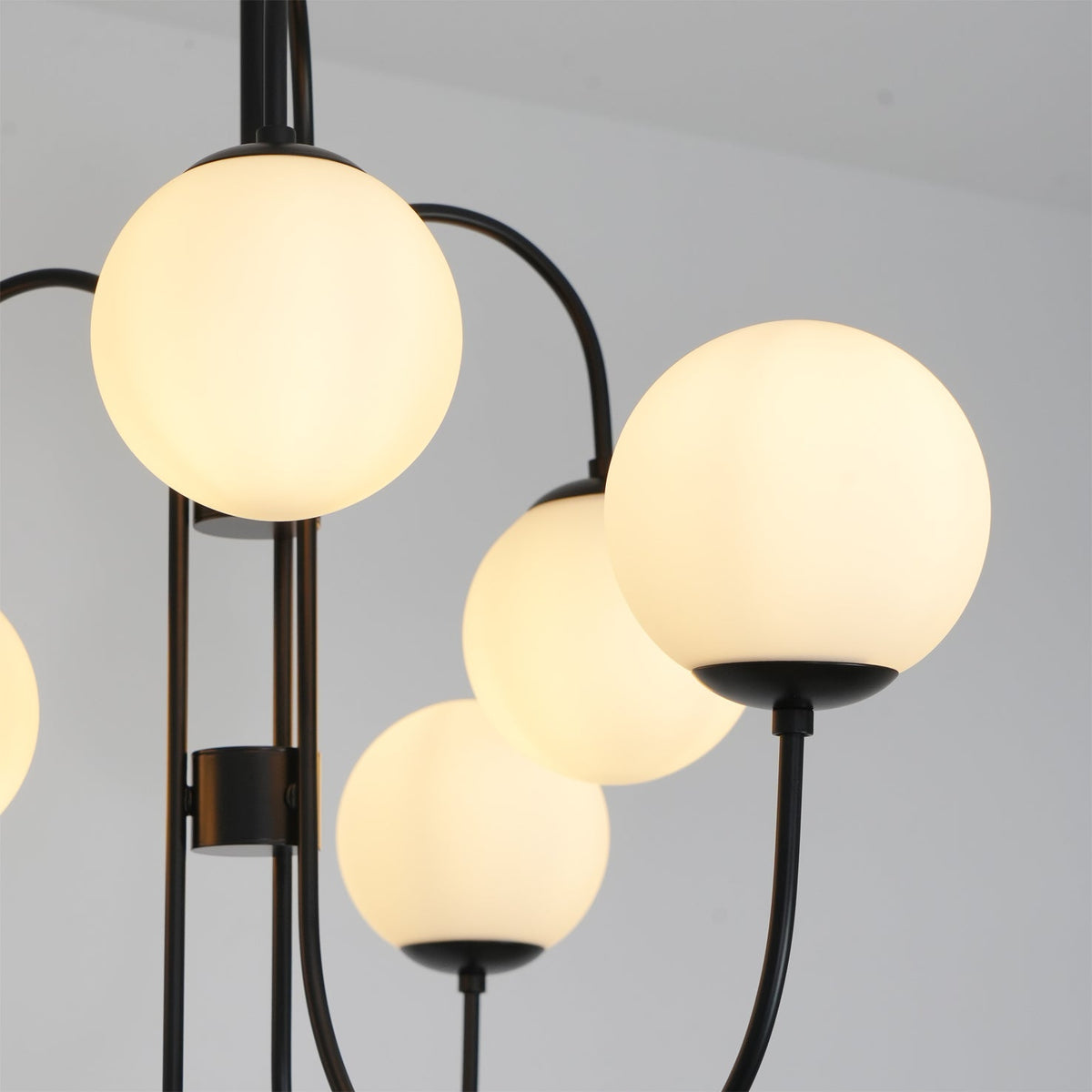 Halo Globe Chandelier Ring Frame Ceiling Light