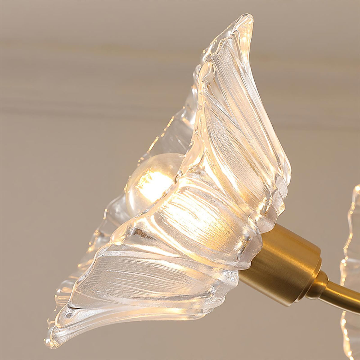 Petal Bloom Chandelier Floral Glass Ceiling Light