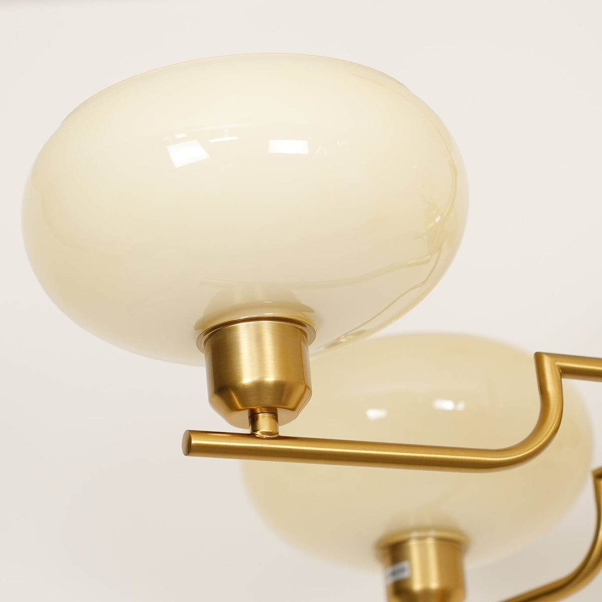 Multi-Arm Glass Chandelier Modern Globe Ceiling Light
