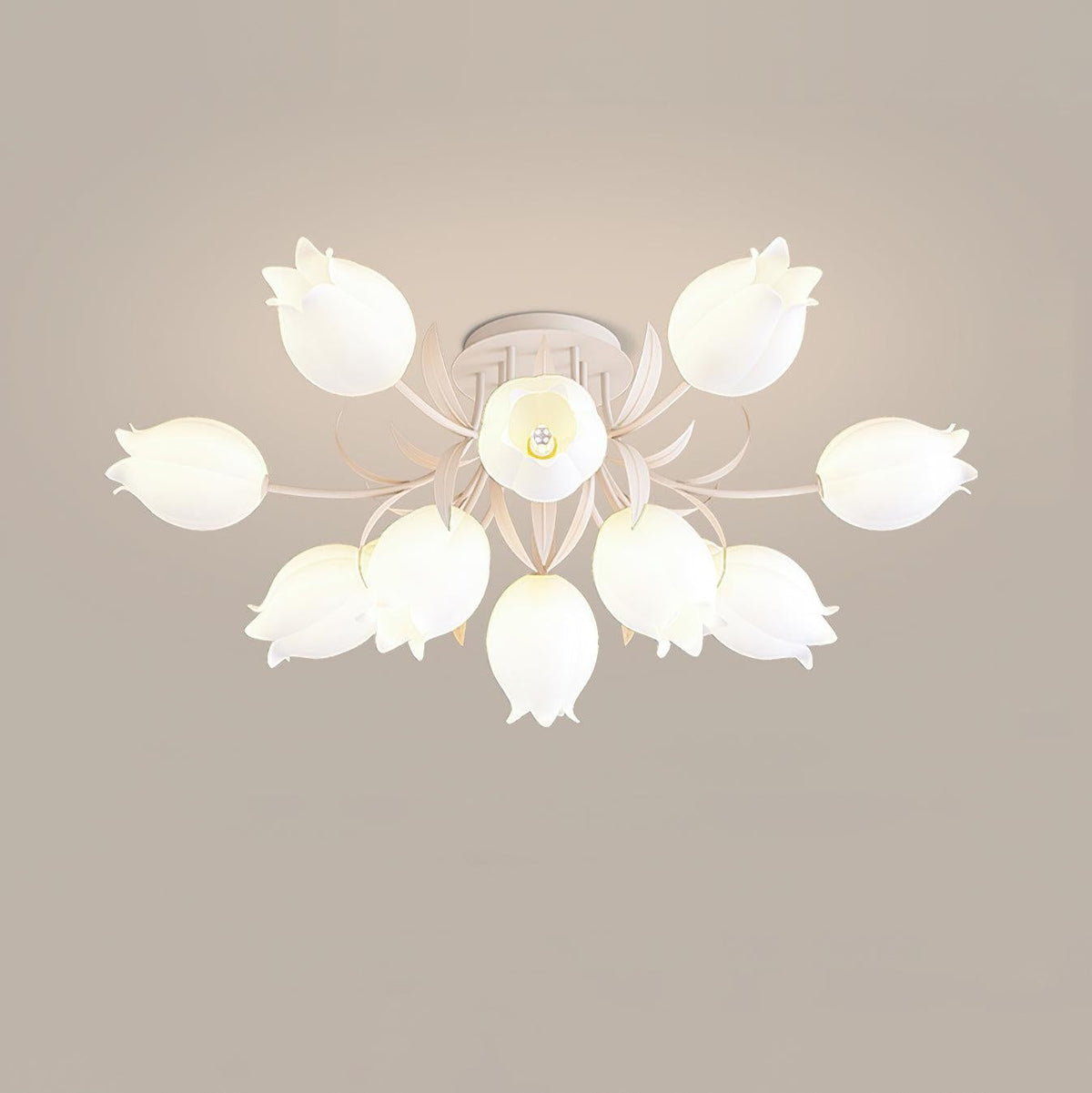 Cascade Cluster Chandelier Multi-Head Acrylic Ceiling Light