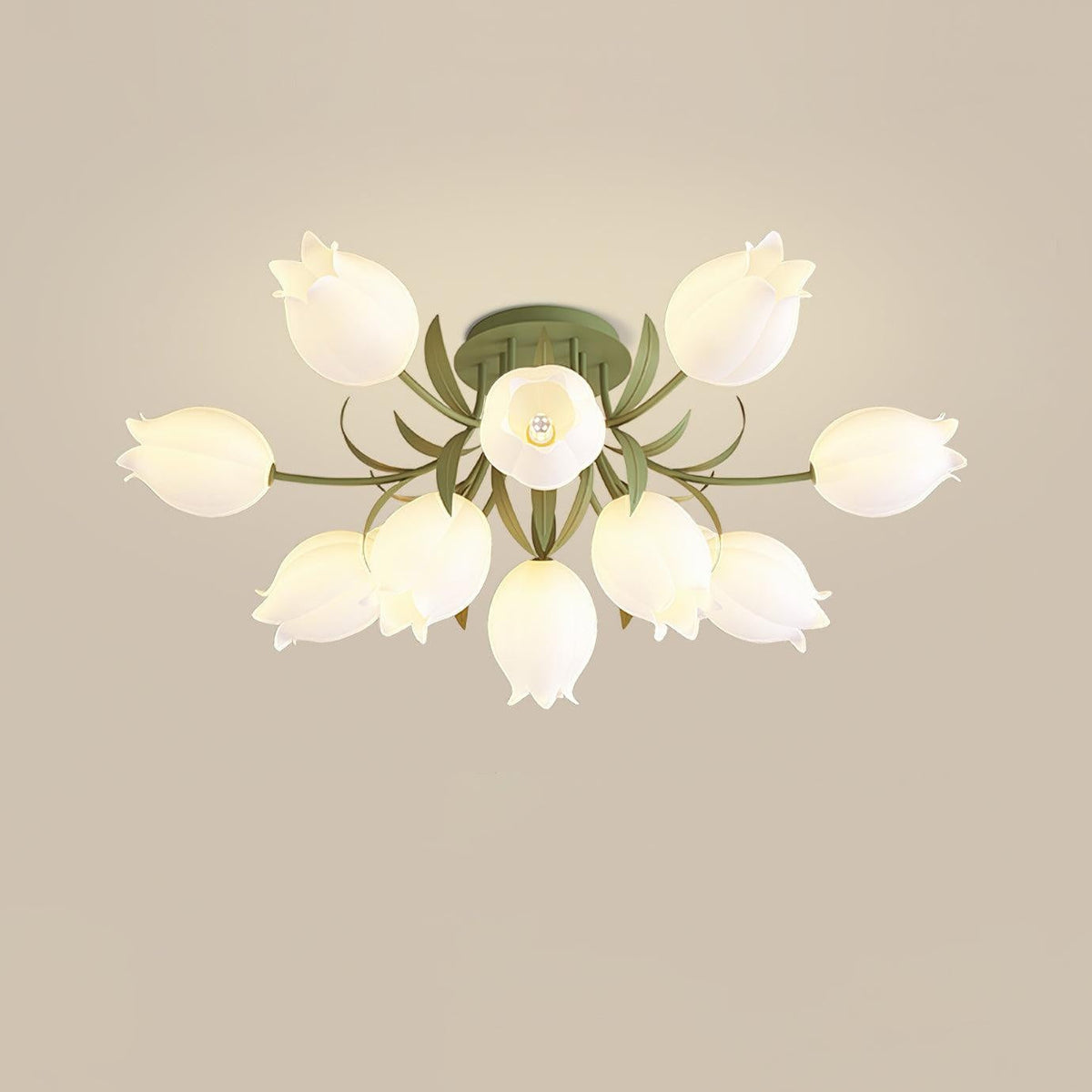 Cascade Cluster Chandelier Multi-Head Acrylic Ceiling Light