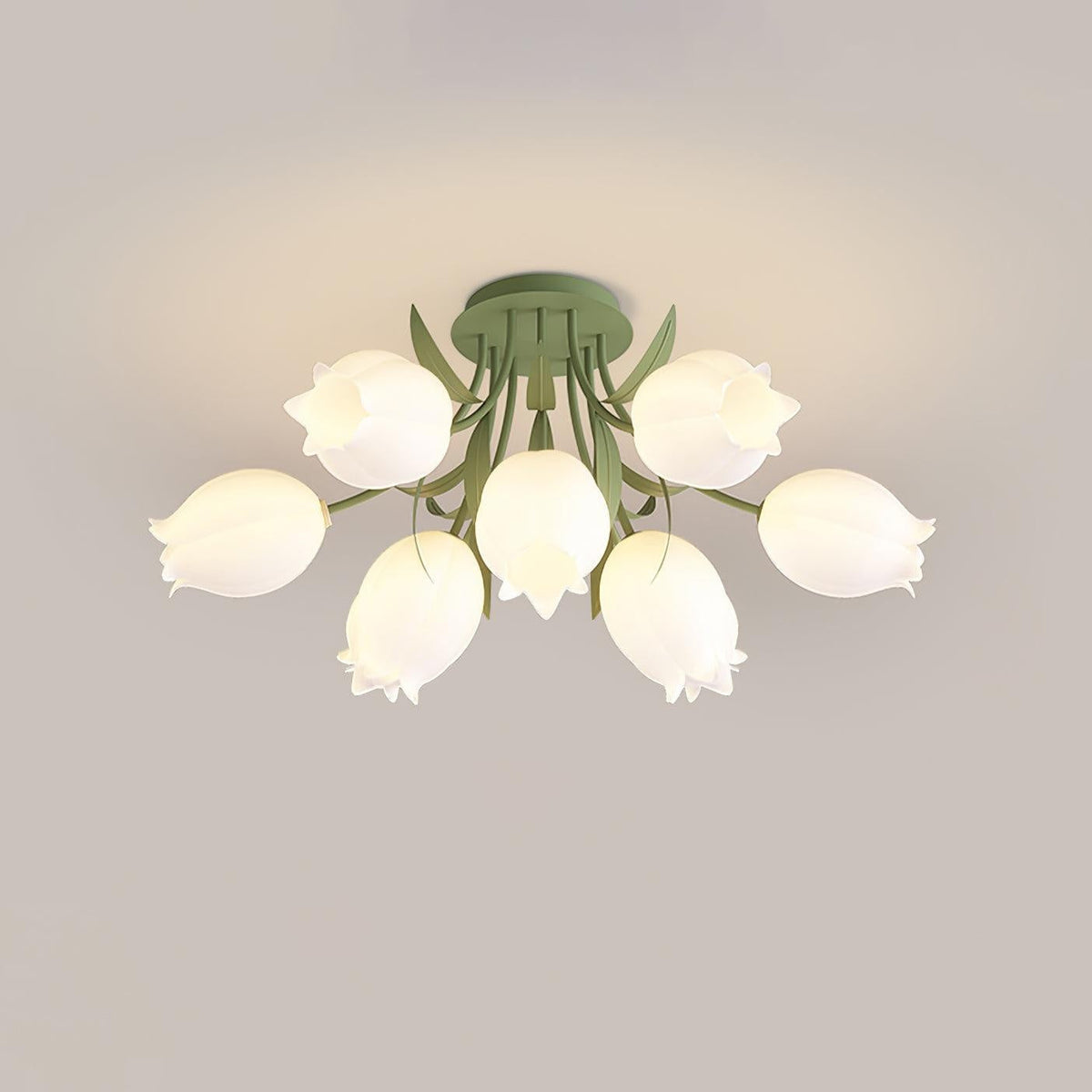 Cascade Cluster Chandelier Multi-Head Acrylic Ceiling Light