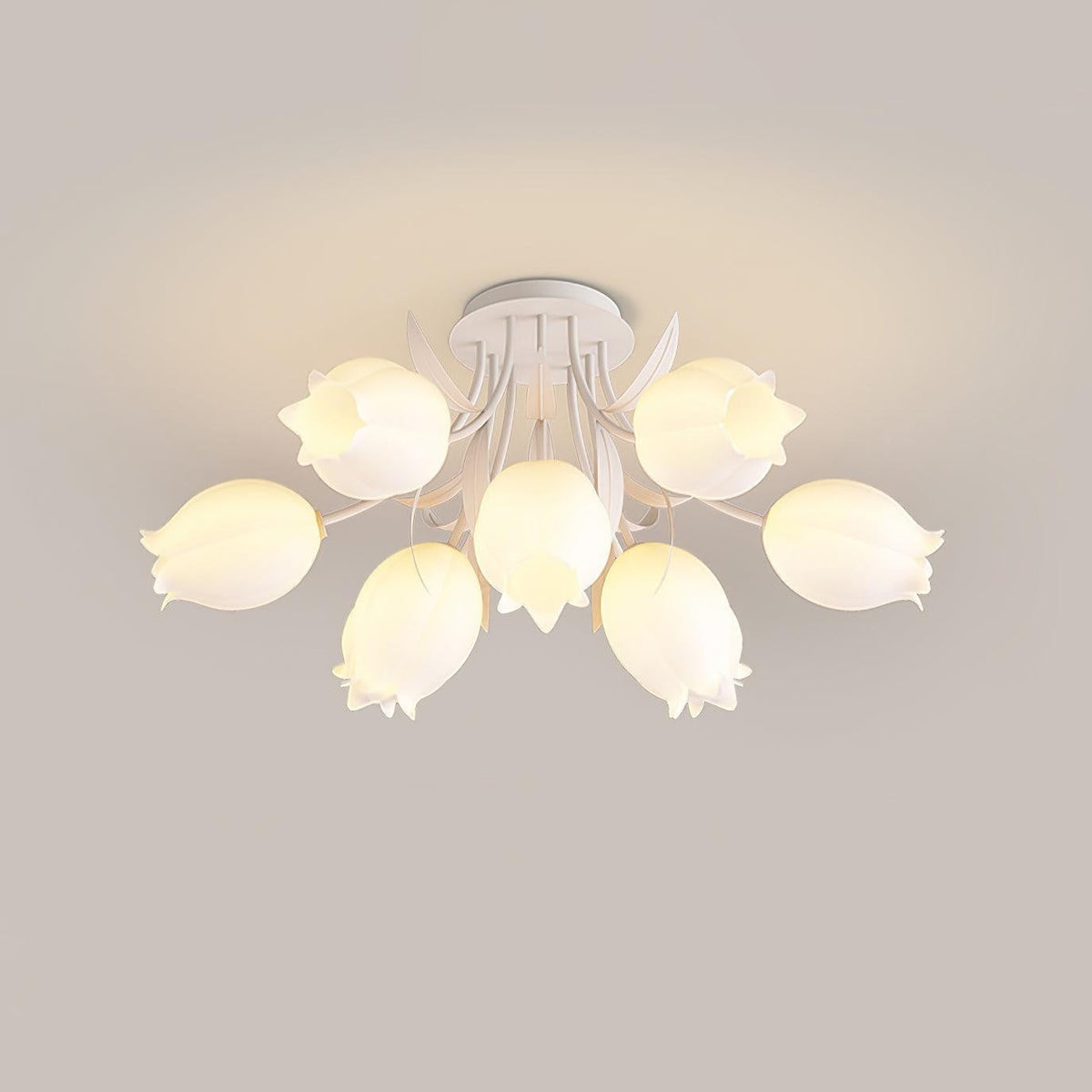 Cascade Cluster Chandelier Multi-Head Acrylic Ceiling Light