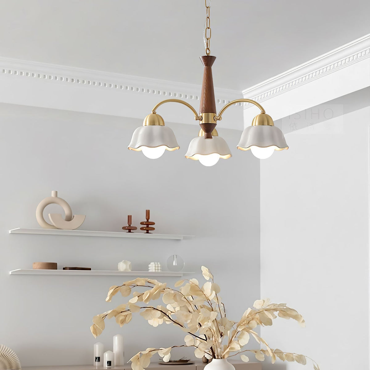 Artisan Branch Chandelier Multi-Arm Sculptural Ceiling Light