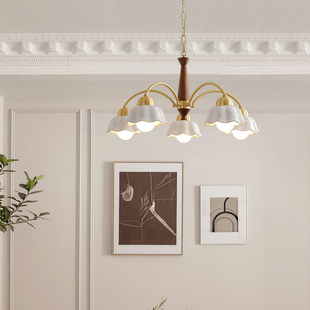 Artisan Branch Chandelier Multi-Arm Sculptural Ceiling Light