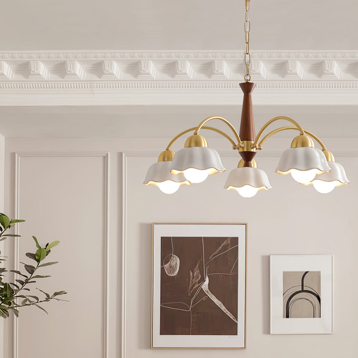 Artisan Branch Chandelier Multi-Arm Sculptural Ceiling Light