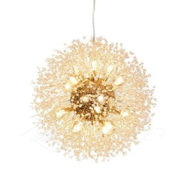 Dandelion Crystal Chandelier Sputnik Ceiling Light