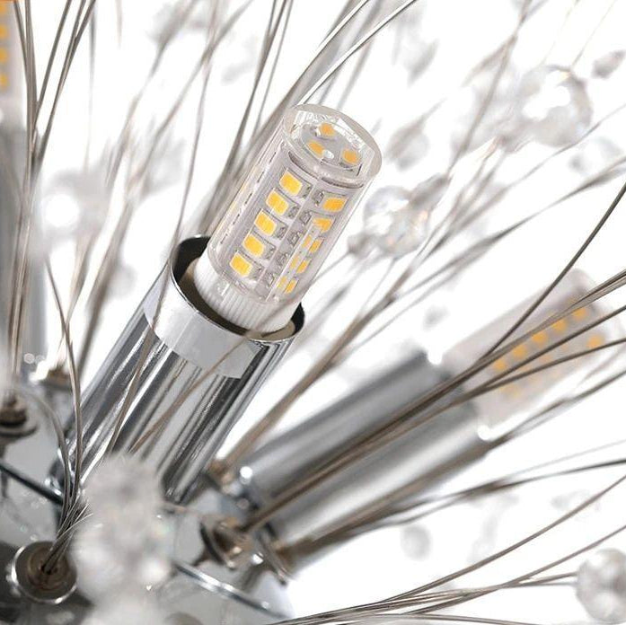Dandelion Crystal Chandelier Sputnik Ceiling Light