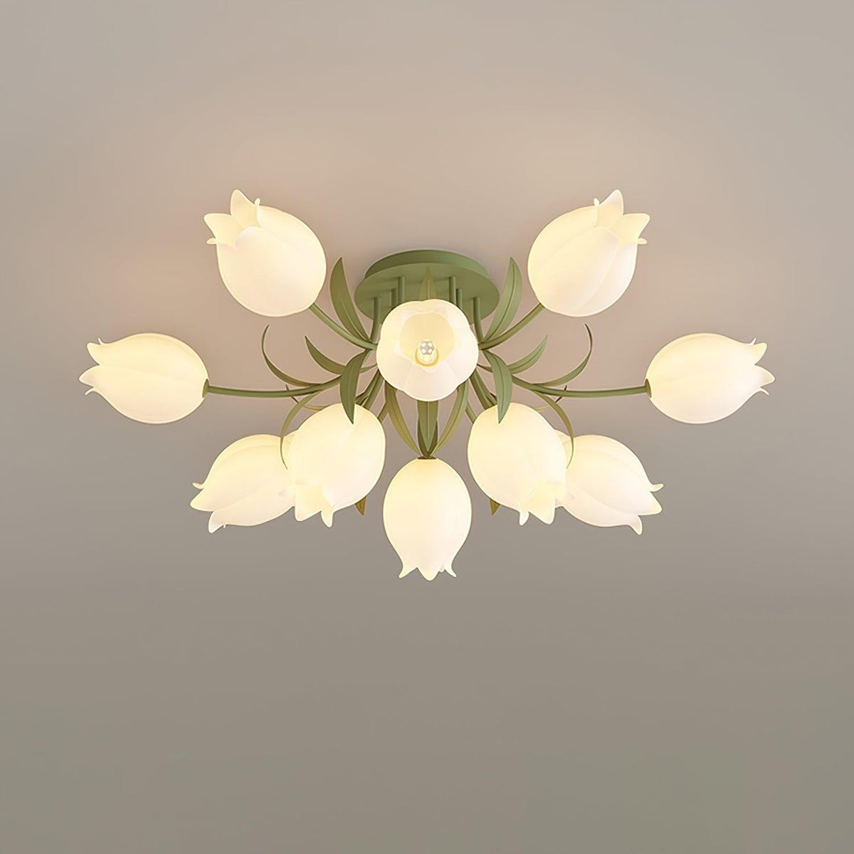 Cascade Cluster Chandelier Multi-Head Acrylic Ceiling Light